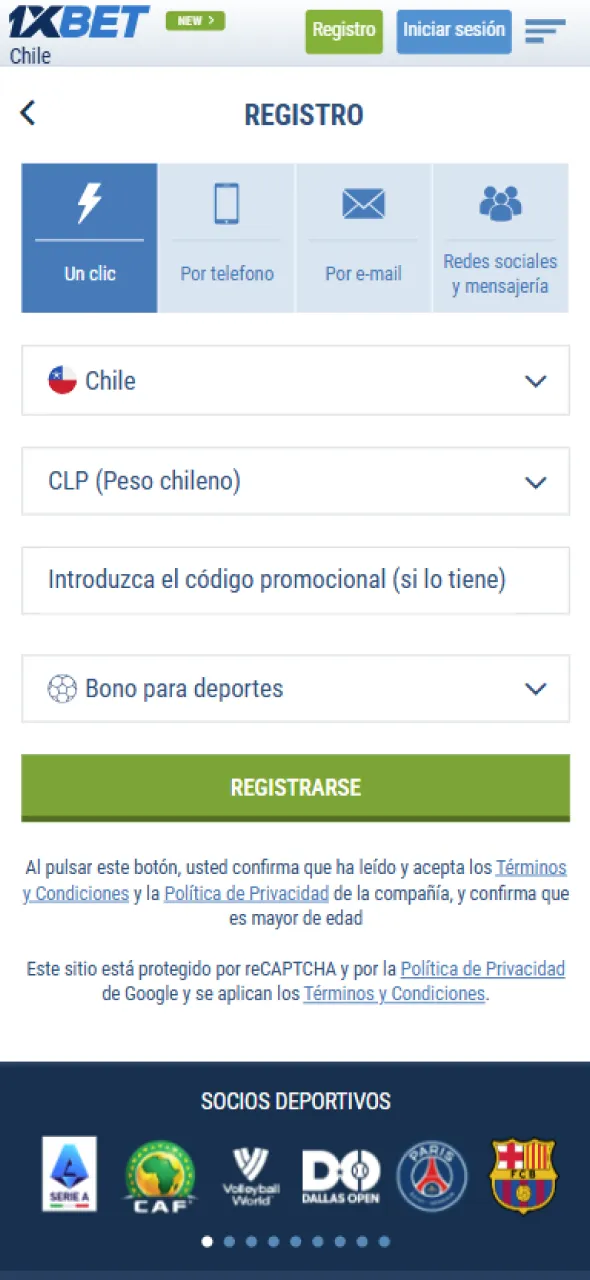 Registrarse en 1xbet es fácil y rápido para nuevos usuarios.