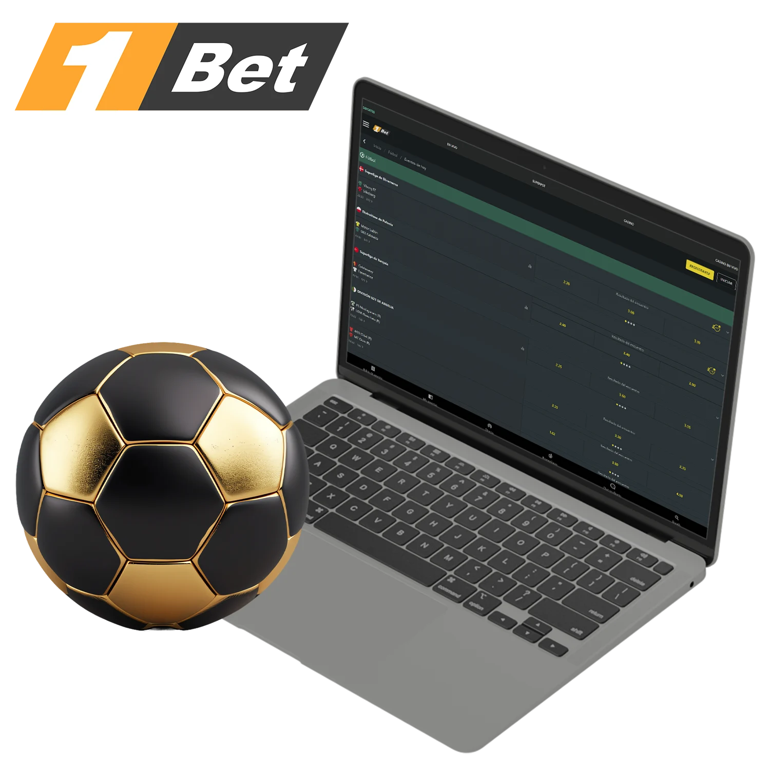 1Bet se centra en las apuestas de fútbol y otros deportes.