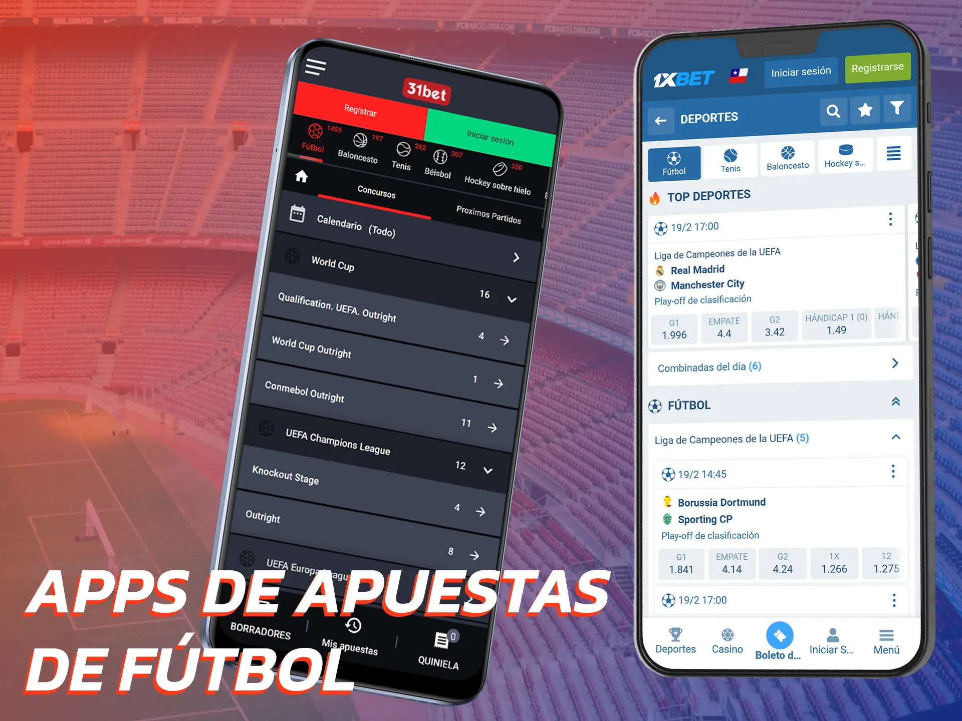 Las mejores aplicaciones de apuestas de fútbol están en esta lista.