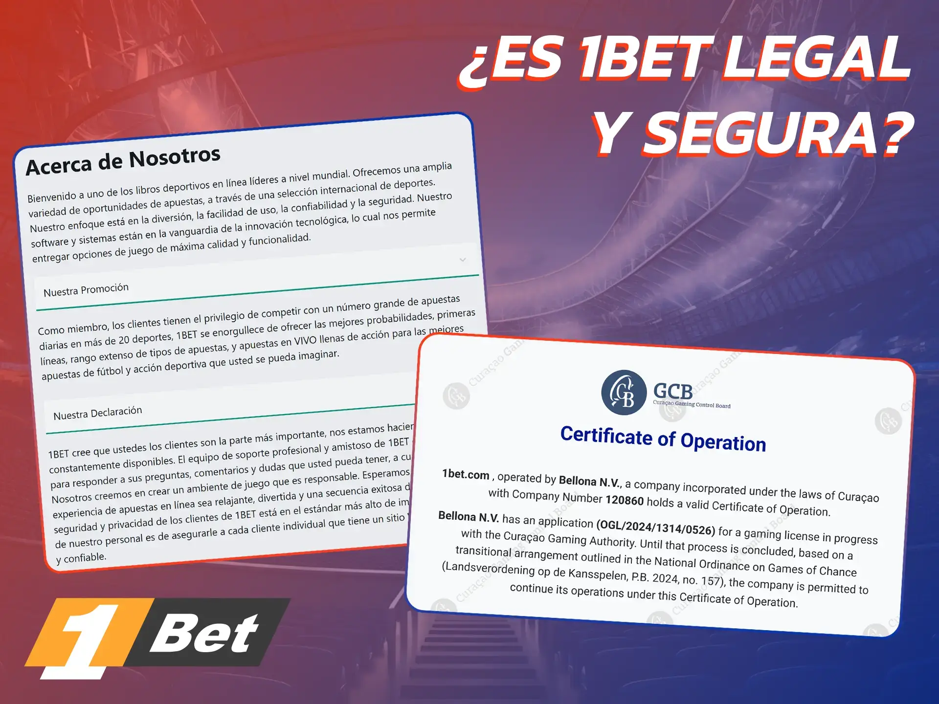 1Bet es completamente legal para los usuarios chilenos.