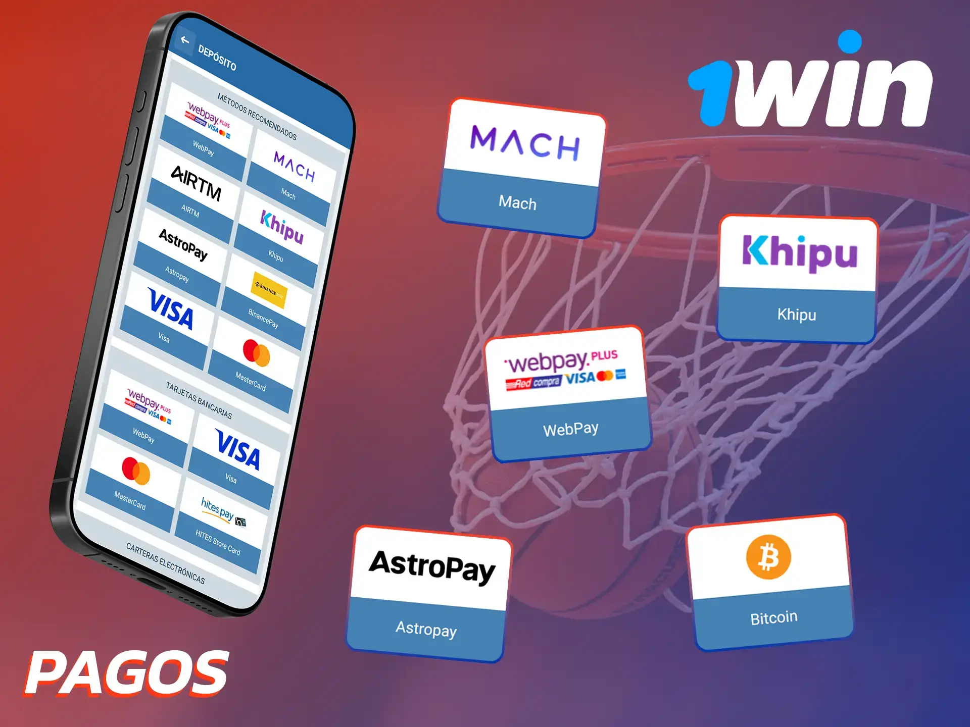 Realice apuestas y retire fondos utilizando su método de pago favorito en la app 1xBet.