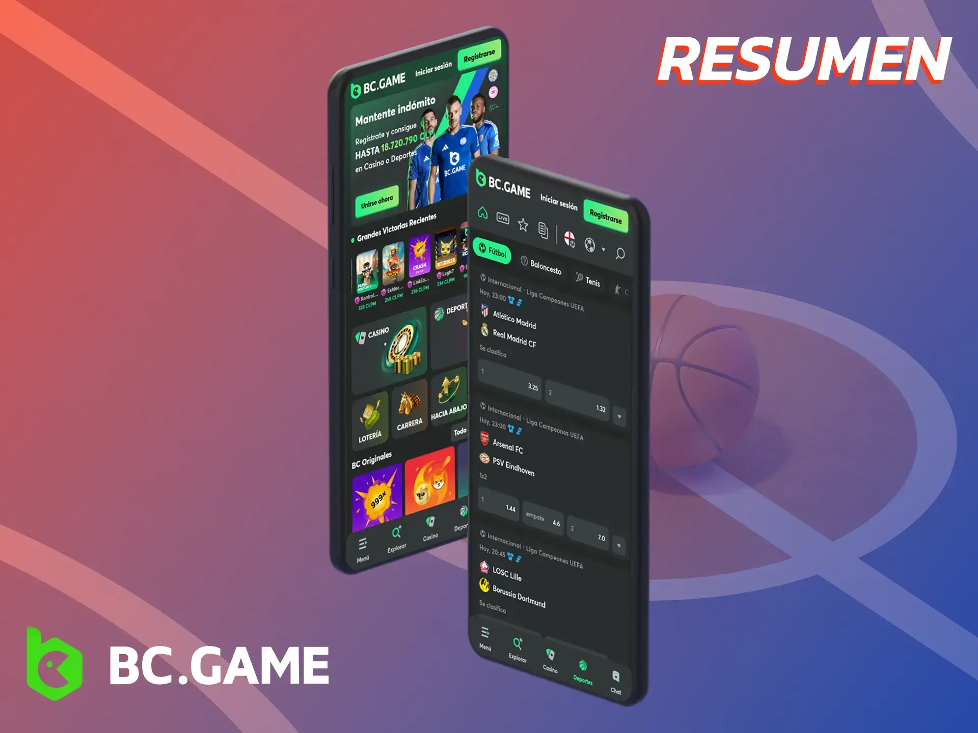 La aplicación BC Game hace que las apuestas deportivas sean sencillas y accesibles.