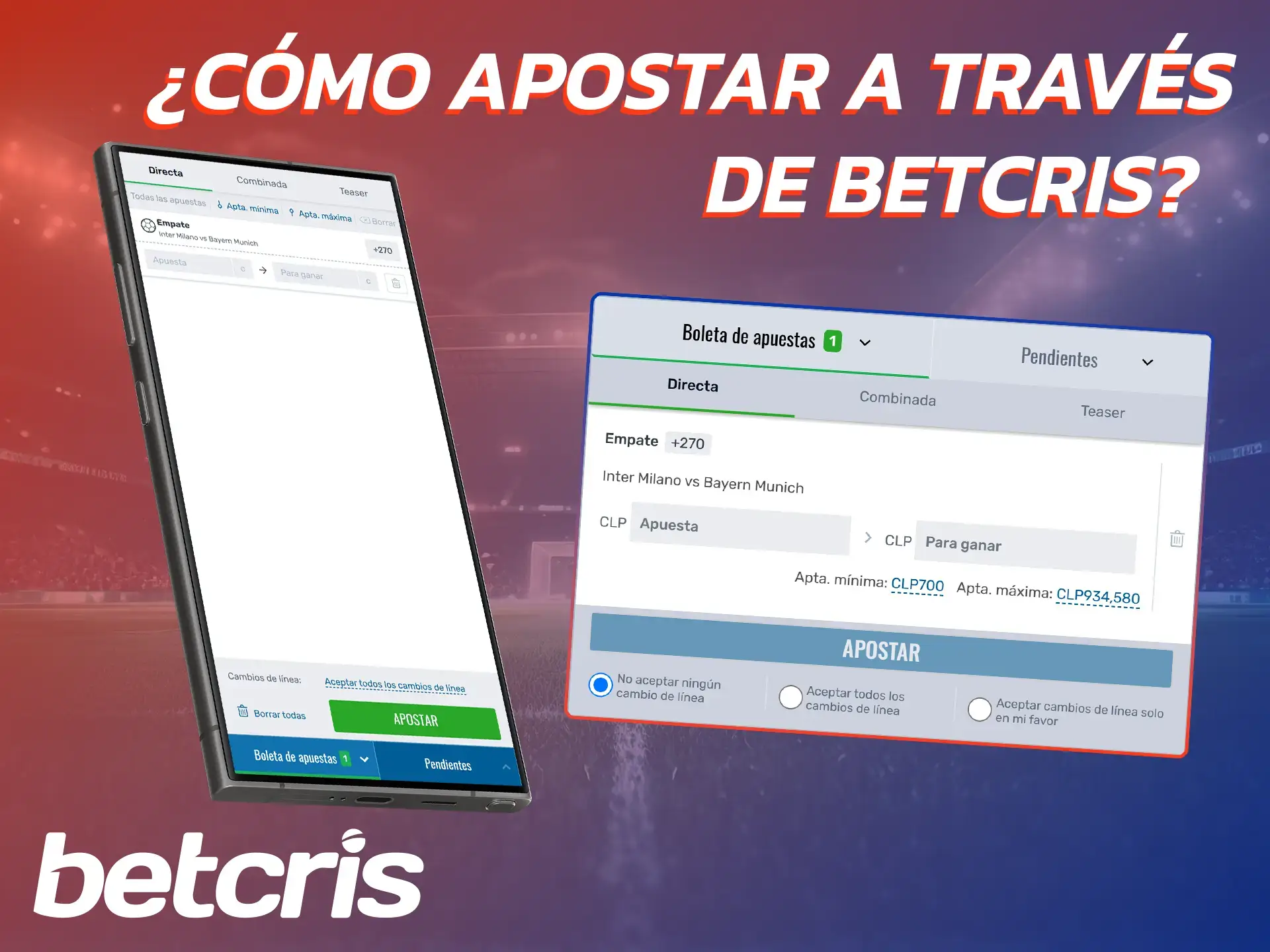 Aprenda a realizar apuestas deportivas exitosas a través de la aplicación Betcris.