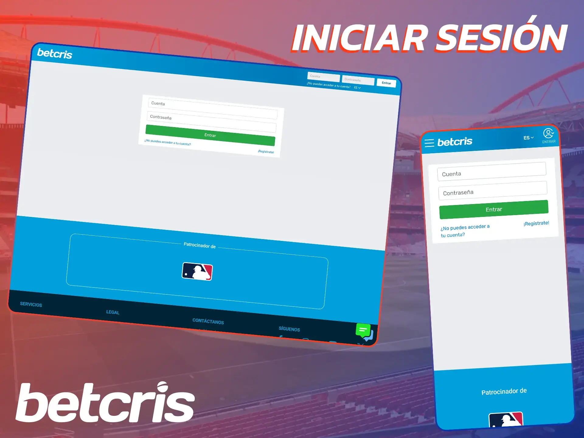Iniciar sesión en Betcris es fácil, sigue estos pasos.