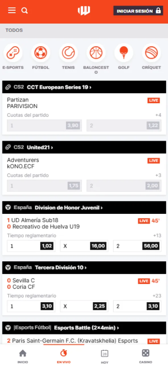 Con la app de Betwarrior, apuesta en deportes sin esfuerzo.