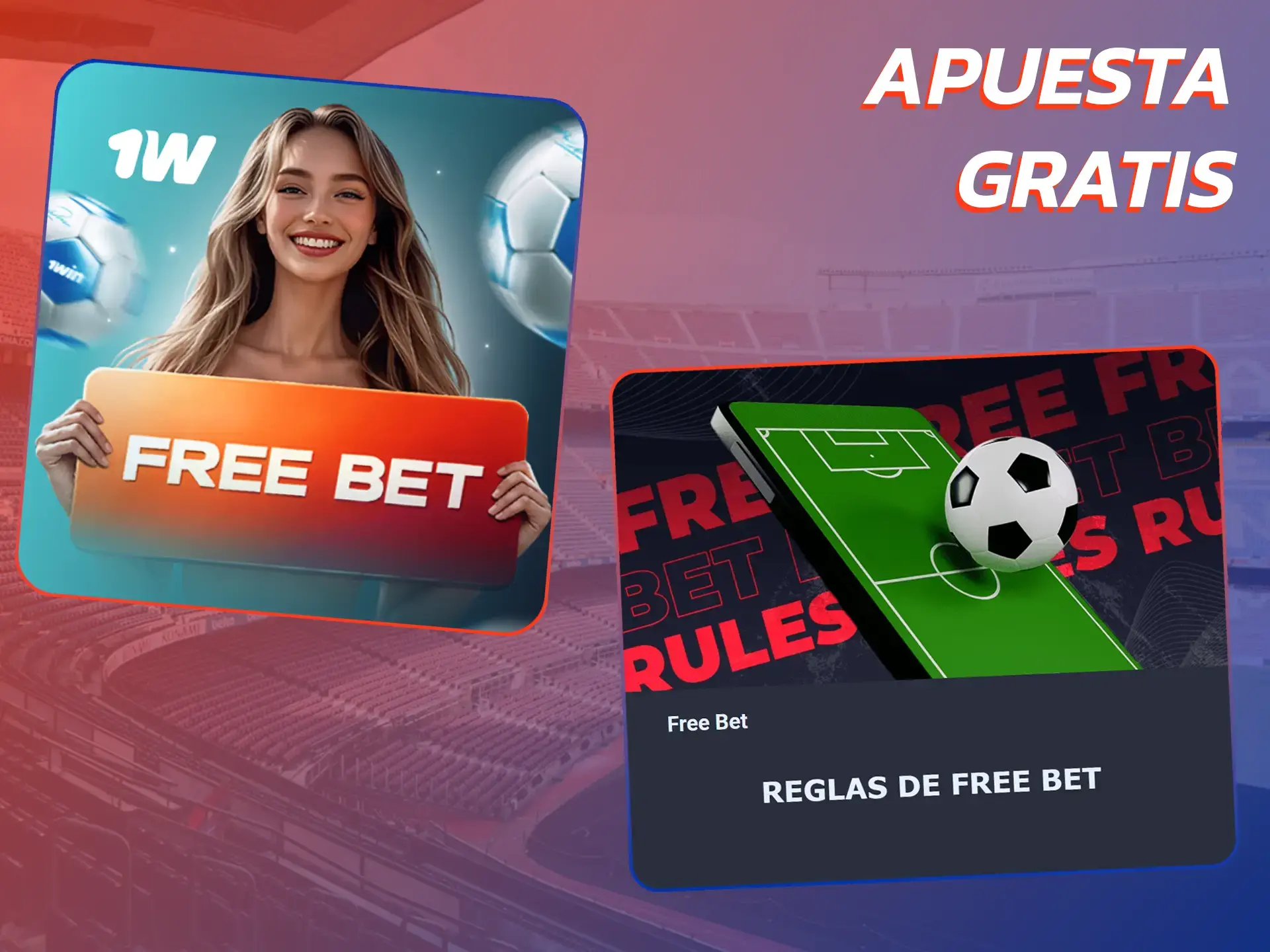 Obtenga una apuesta gratis desde un sitio o aplicación de apuestas y haga sus apuestas.