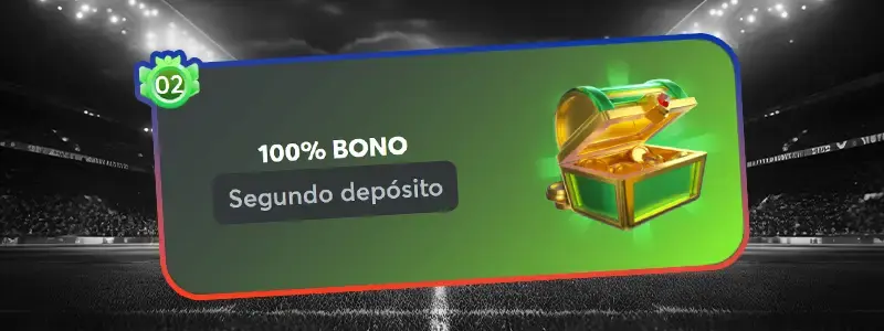 Reciba un bono especial de apuestas deportivas después de realizar su segundo depósito.