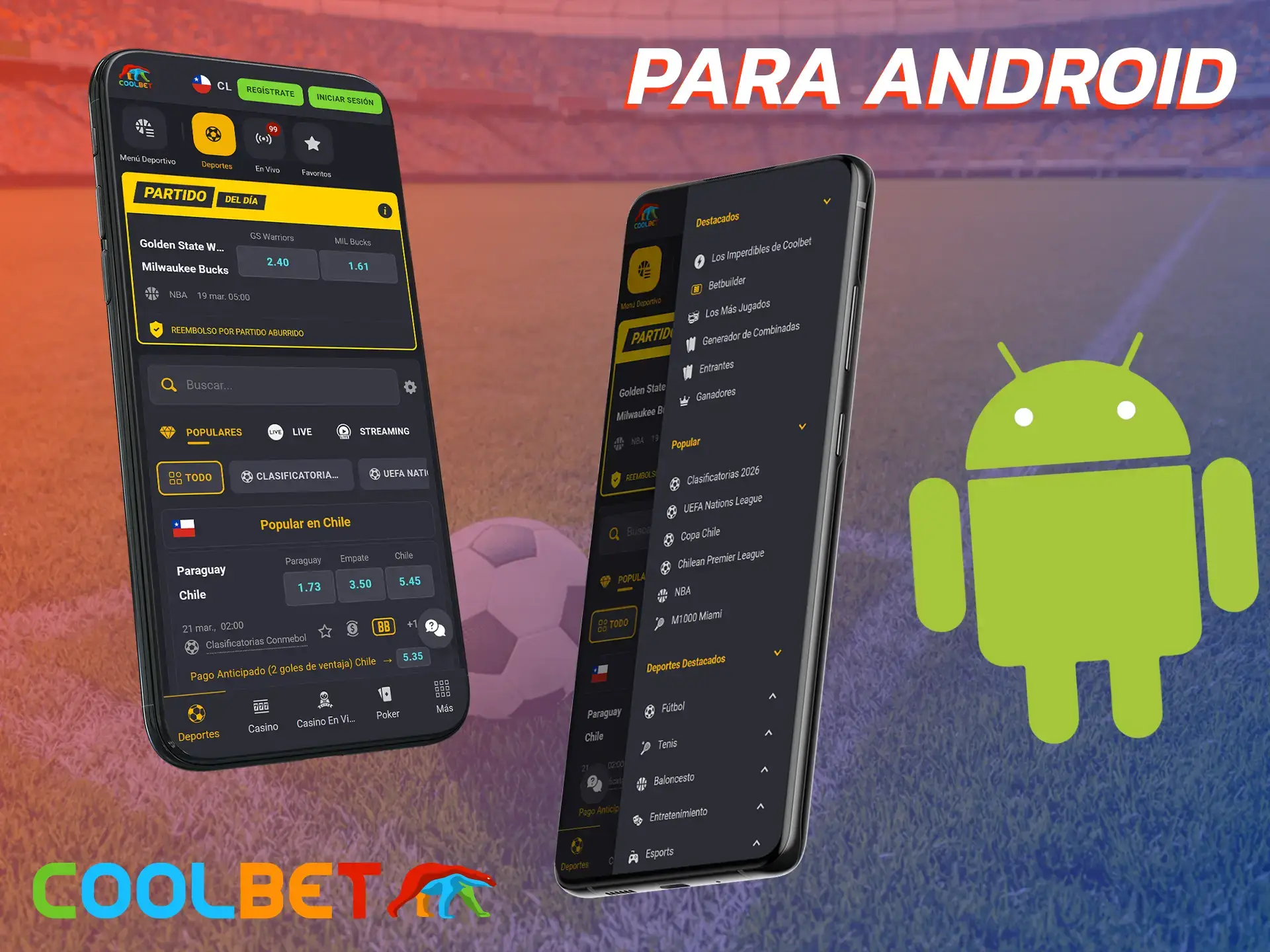 A continuación te explicamos cómo obtener la aplicación Coolbet en tu teléfono Android.