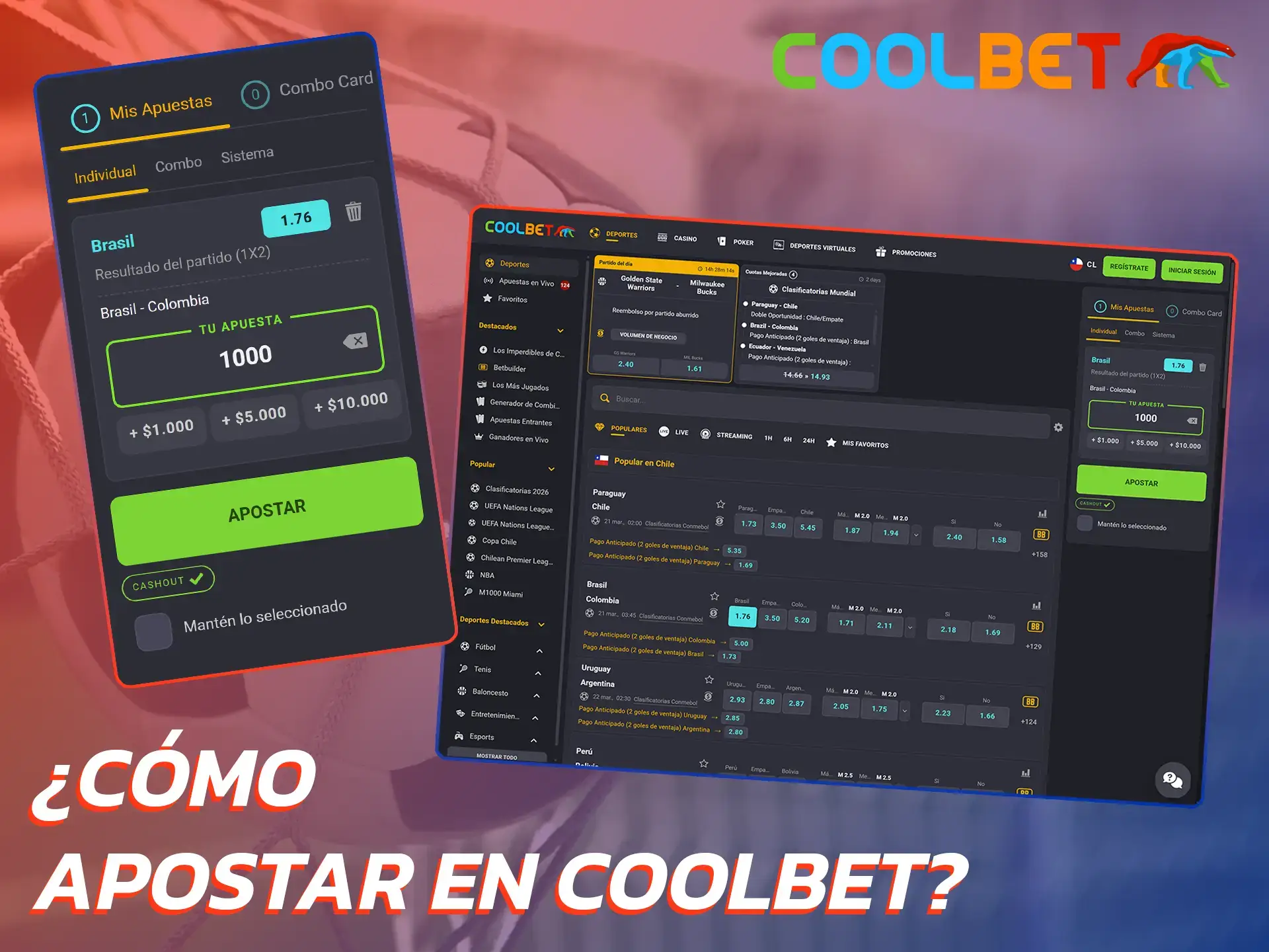 Descubre cómo apostar en deportes en Coolbet.