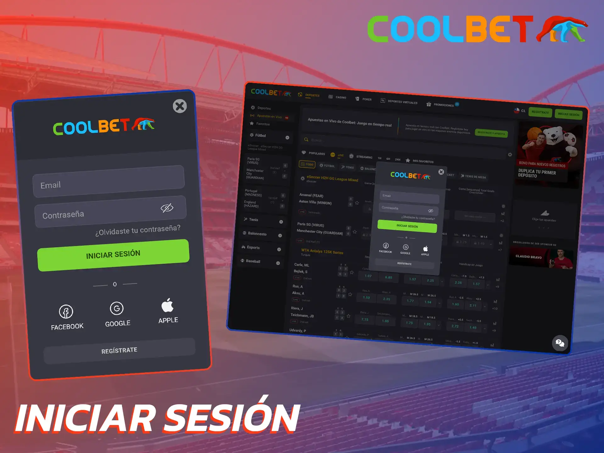 Estos pasos le ayudarán a iniciar sesión en Coolbet.