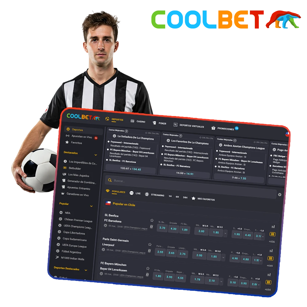 Coolbet es un gran sitio de apuestas con altas probabilidades.