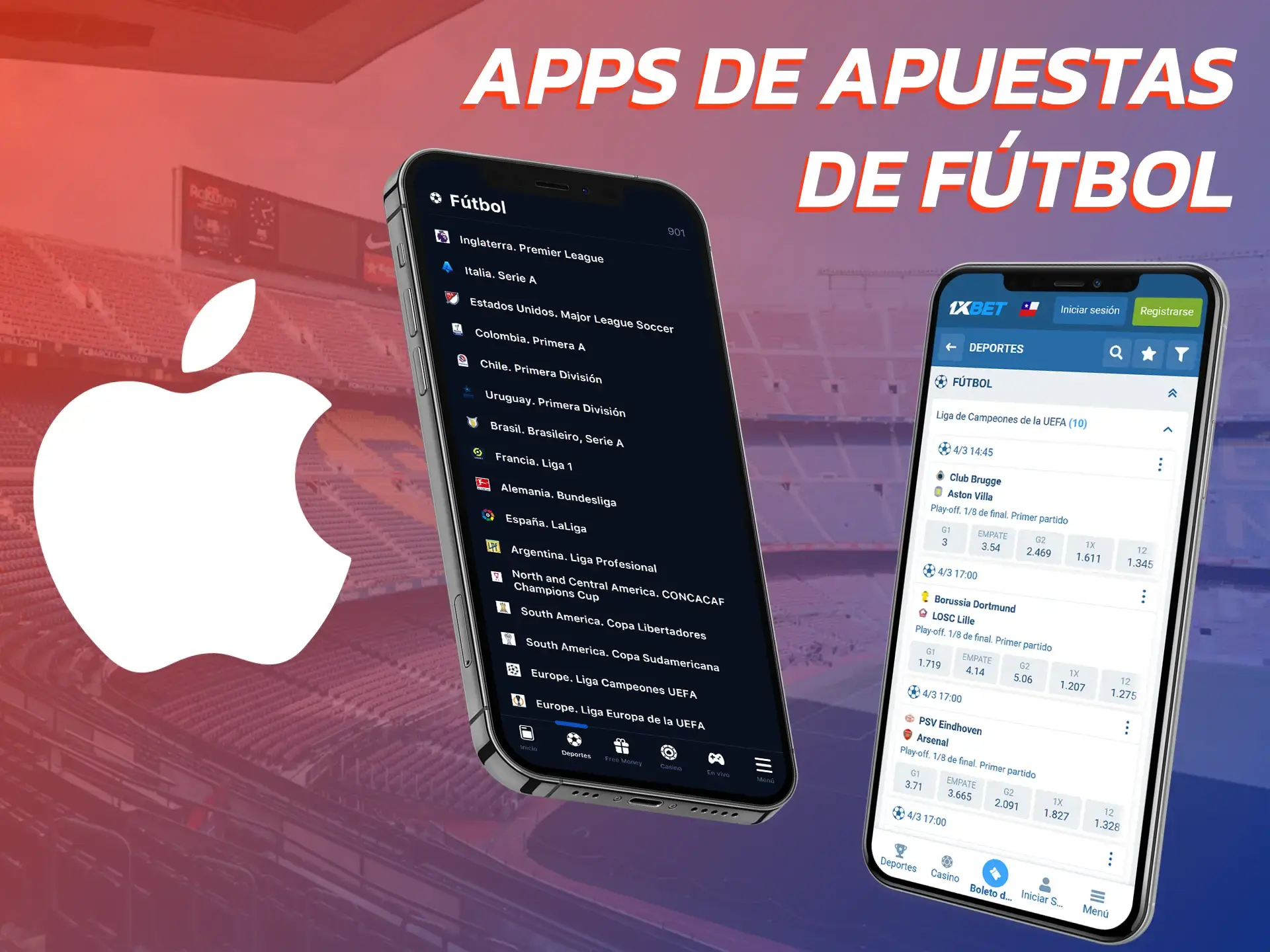 Estas aplicaciones de apuestas de fútbol son la mejor opción para los usuarios de iOS.