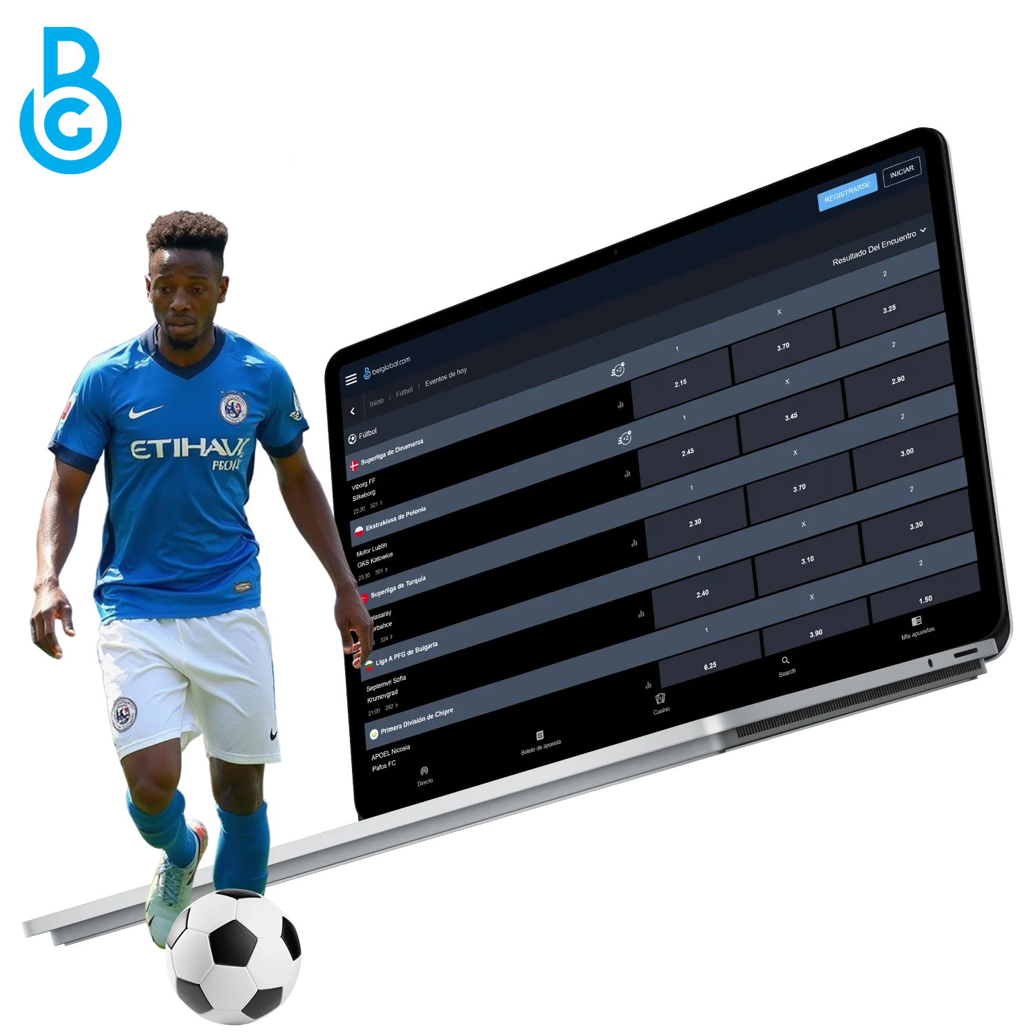 BetGlobal es una plataforma conocida para apuestas de fútbol.