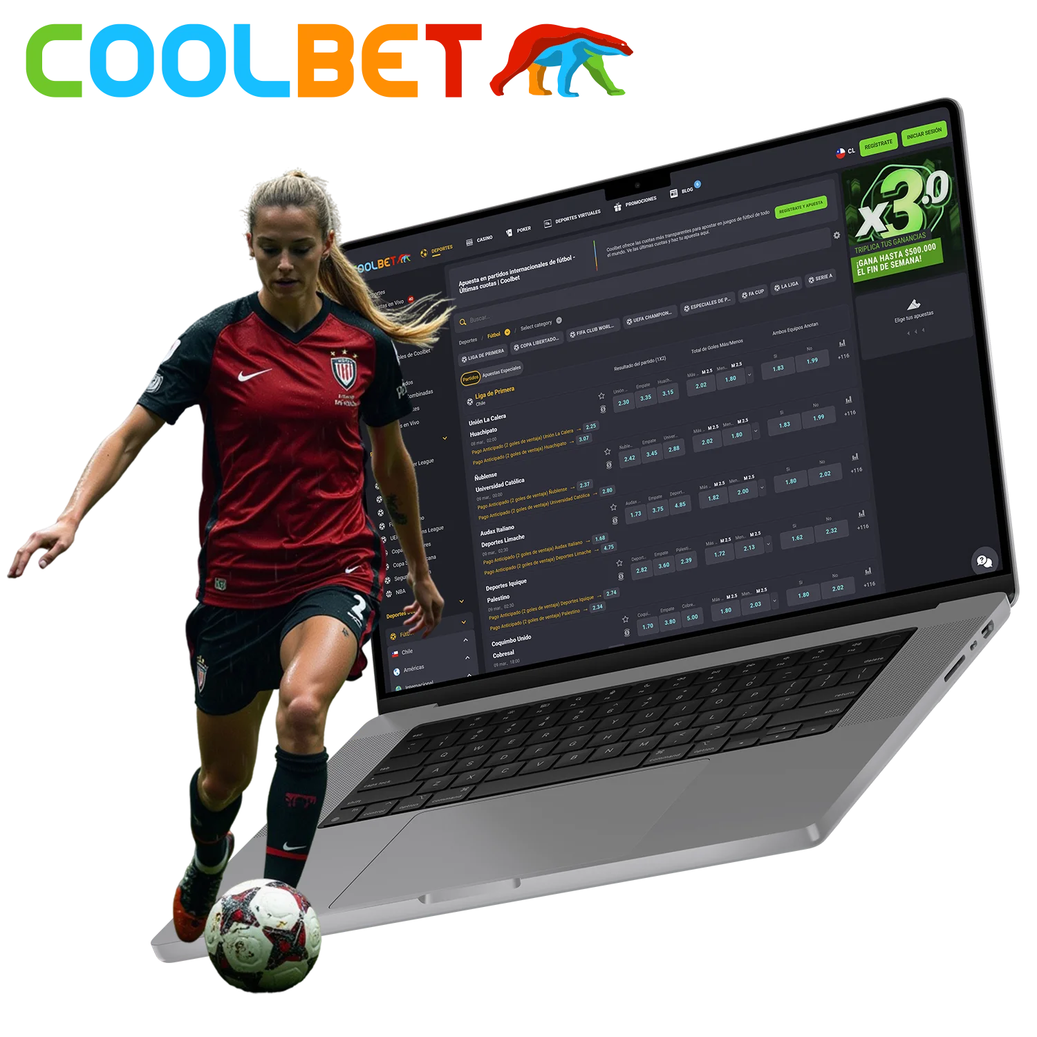 Sigue los acontecimientos del mundo del fútbol con Coolbet.