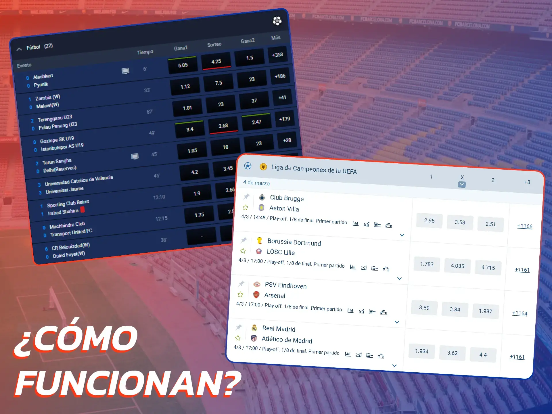 Descubra cómo funcionan las apuestas deportivas.