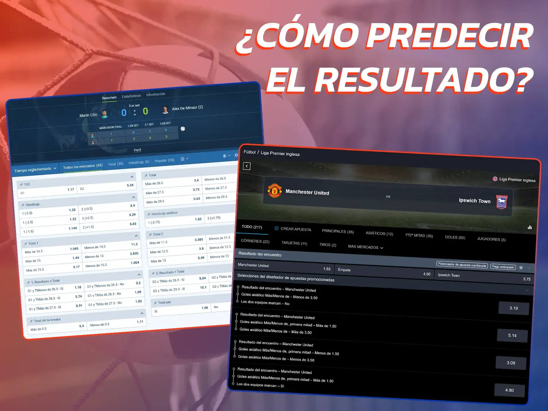 Aprenda a predecir el resultado de partidos deportivos con gran precisión.