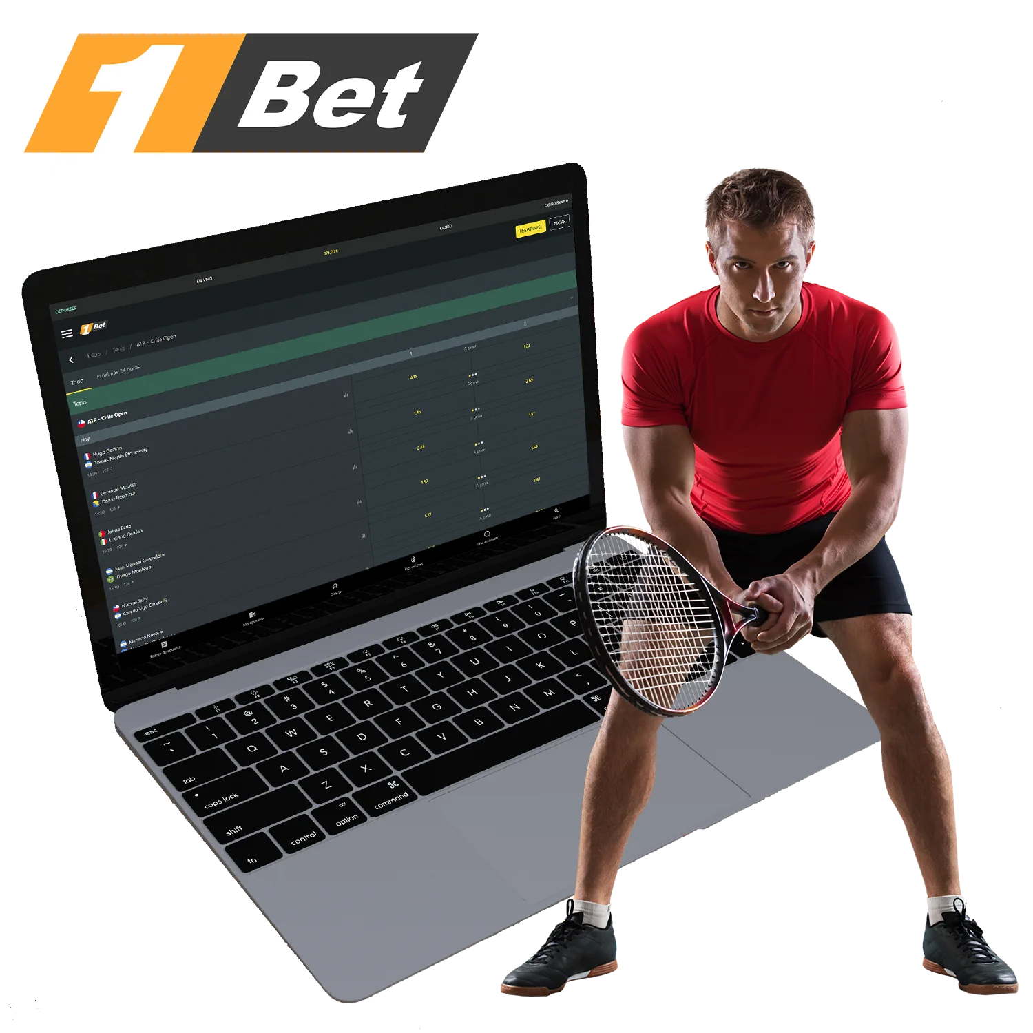 1Bet se centra en las apuestas deportivas como el tenis.