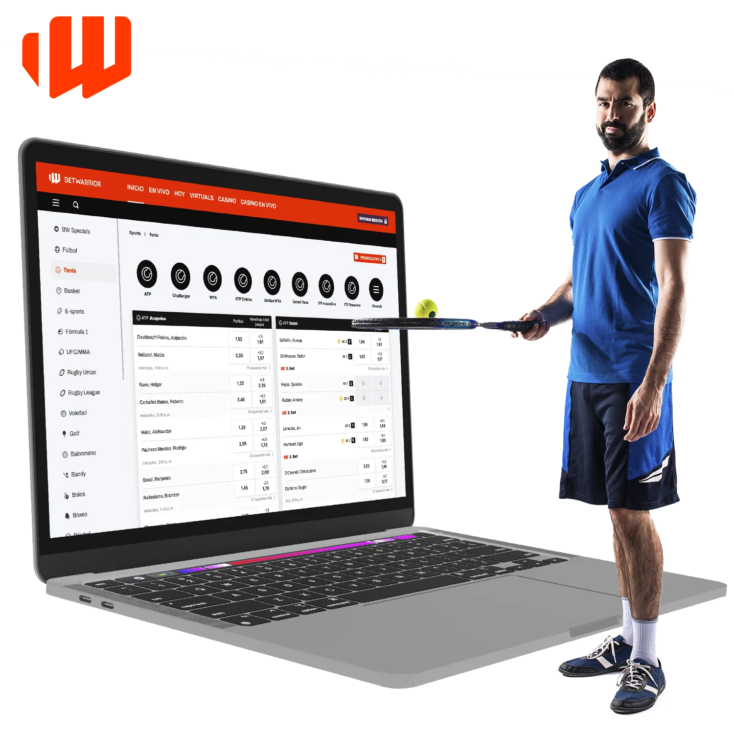 BetWarrior es popular para apuestas deportivas y juegos de casino.